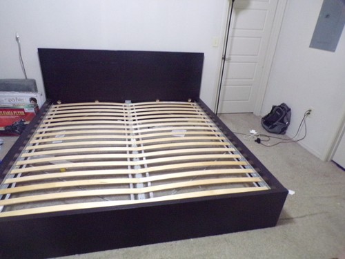 King size bed frame - bed,