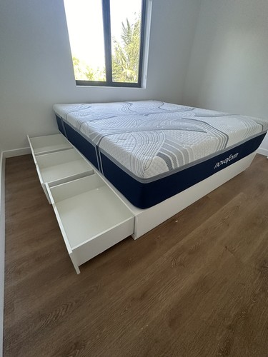 King size bed frame - bed,