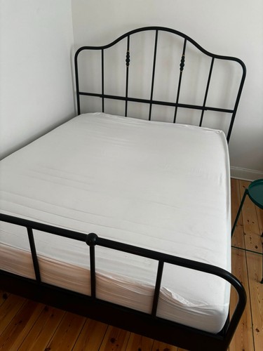 Ikea iron frame - iron, bed(160x200